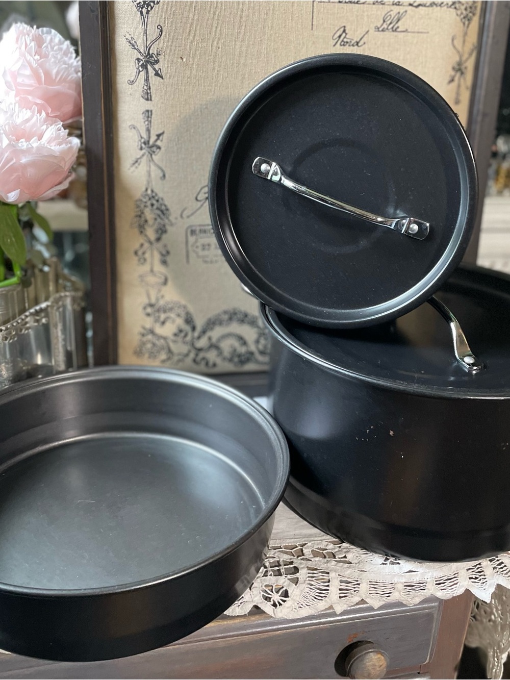 Coleman’s camping pans cookware set